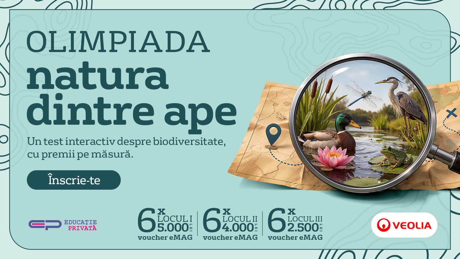 Olimpiada „Natura dintre Ape” se extinde la nivel național Compania Veolia România lansează ediția 2026 a Olimpiadei „Natura dintre Ape”
