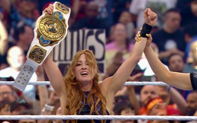 Lupta epică la WrestleMania: Becky Lynch, campioană Intercontinentală, învinge pe AJ Lee
