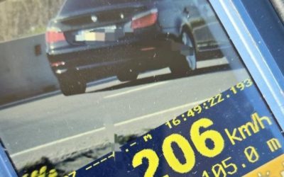 Șofer vitezoman, prins cu 206 km/h pe DN: Poliția, sătulă de „piloti”