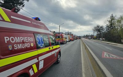 Traficul rutier este blocat miercuri dimineața pe breteaua de acces dinspre Jilava (DN 5) către Autostrada A0 Centura București, din cauza unui accident