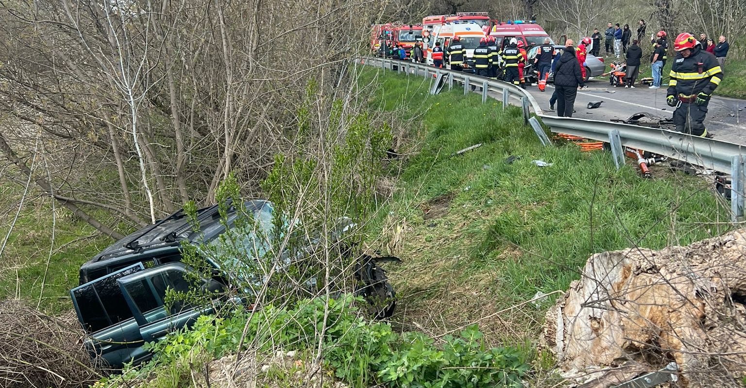 Accident GRAV în Sibiu: Planul Roșu activat pe drumul județean