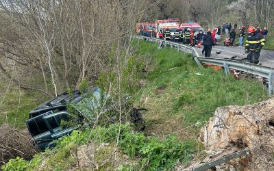 Accident GRAV în Sibiu: Planul Roșu activat pe drumul județean