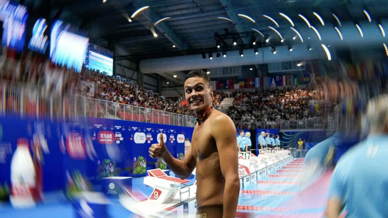 David Popovici, gata să doboare recordul mondial, vrea AUR în România
