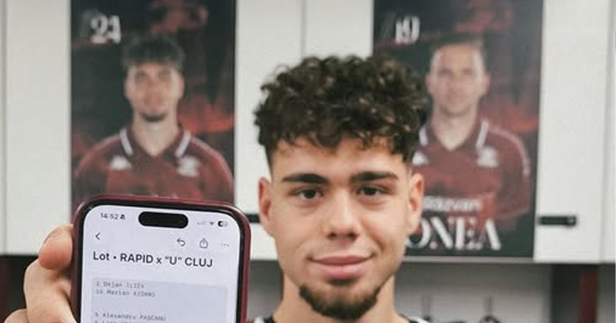 Rapid își dezvăluie lotul pentru meciul cu Universitatea Cluj într-un mod inedit Rapid a anunțat lotul pentru meciul cu Universitatea Cluj din etapa a treia a play-off-ului Ligii 1 printr-o postare neobișnuită pe rețelele de socializare