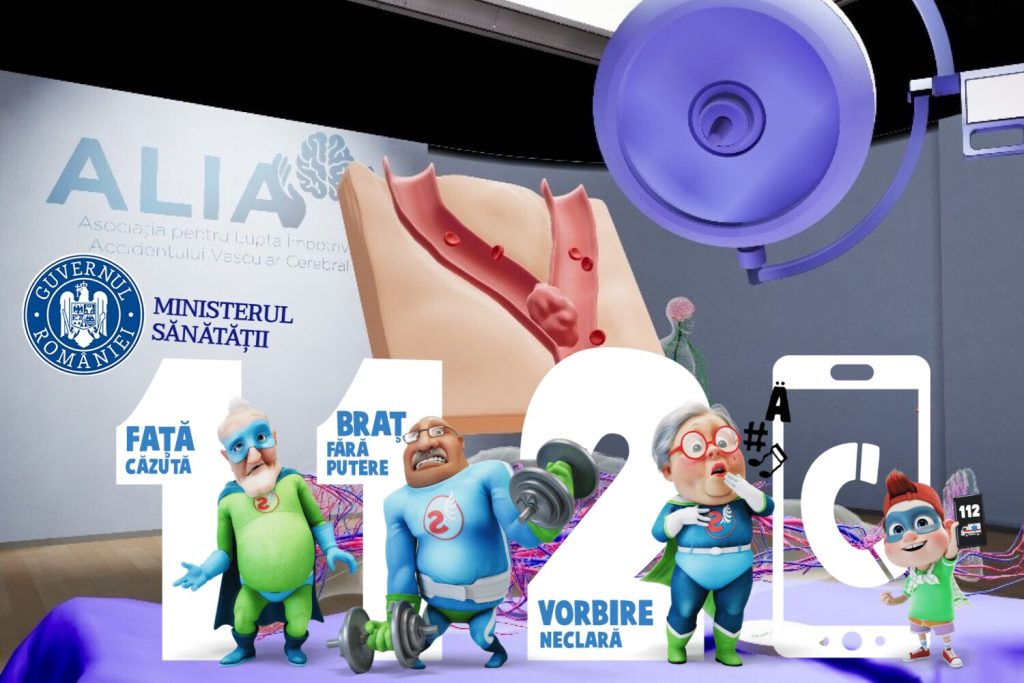 Minsiterul Sănătății și ALIA, campanie de conștientizare AVC cu Eroii FAST