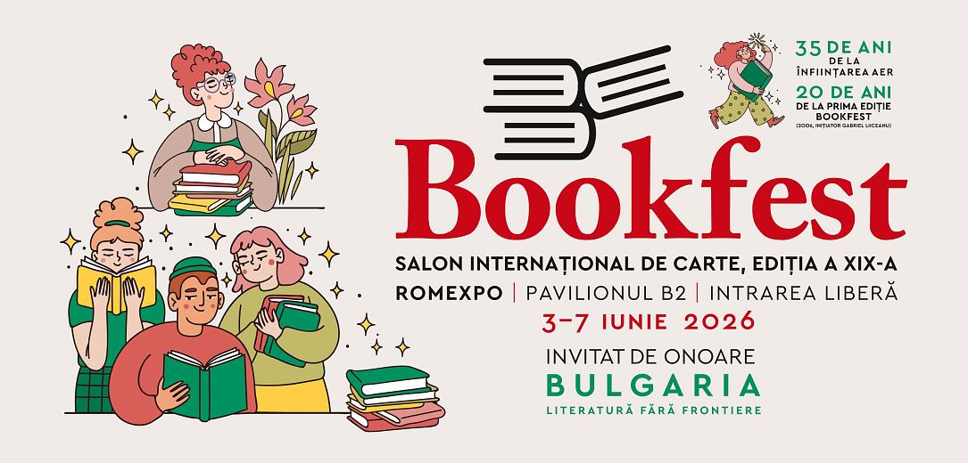 Bulgaria, invitata de onoare la Bookfest București 2026