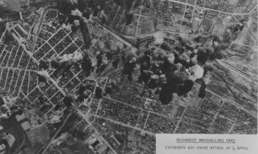 Bombardamentele Aliate din 1944: O Lovitură Strategică Asupra Infrastructurii României București – În timpul celui de-Al Doilea Război Mondial, între 4 aprilie și 20 august 1944, România a fost ținta unei campanii aeriene masive din partea Aliaților