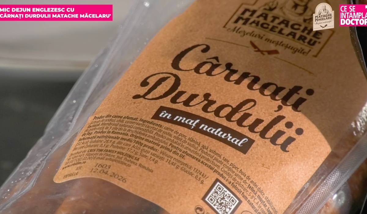 Mic dejun englezesc cu cârnați de Matache Măcelaru’: Bucurie culinară