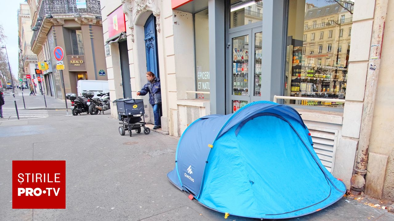 Un om al străzii a găsit un job. Doarme-n cort, dar muncește la magazinul unde cerșea