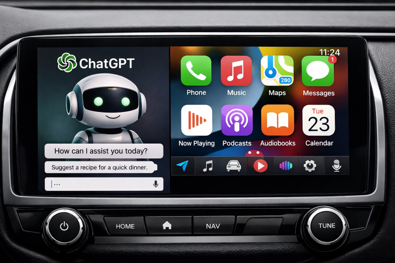 ChatGPT intră în mașină: Apple aprobă integrarea în CarPlay, dar cu restricții Apple permite integrarea ChatGPT în sistemul CarPlay, dar cu limitări importante