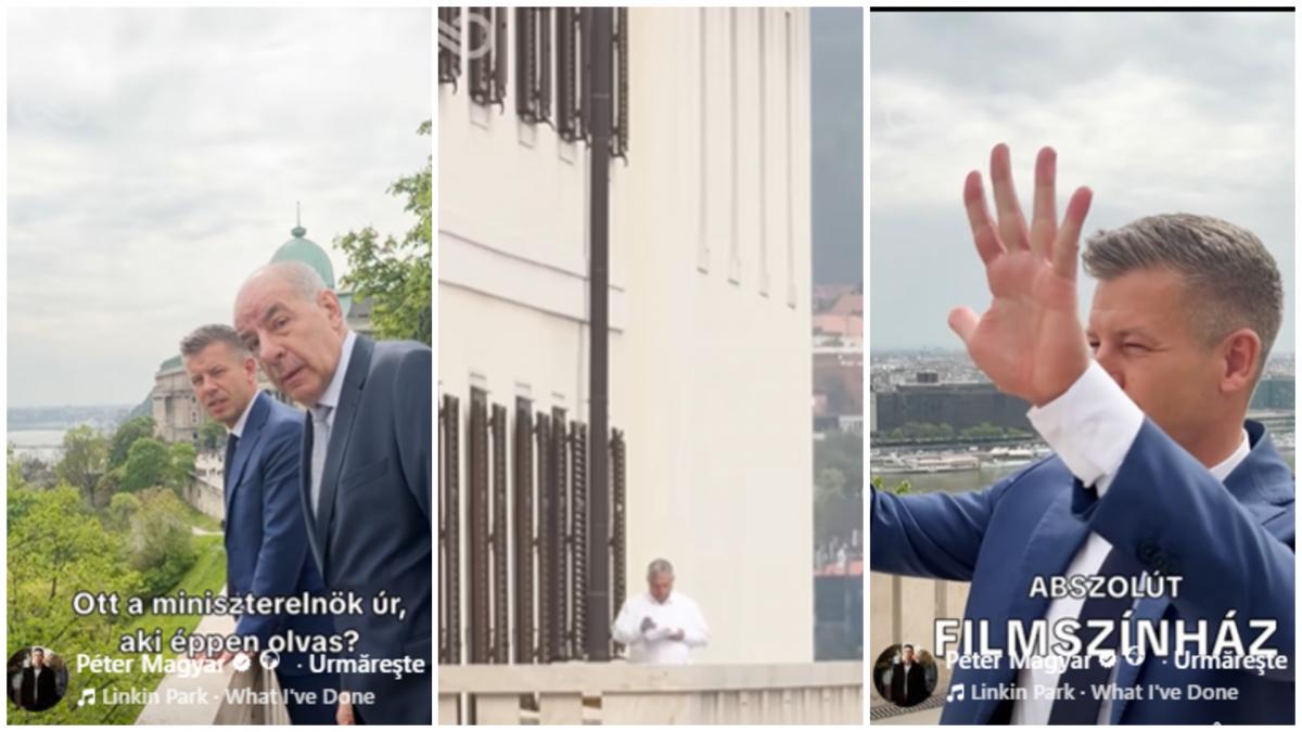 Peter Magyar, „filmat” de Viktor Orban la palatul prezidențial!