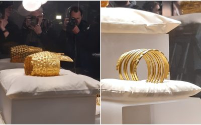 Coiful de la Coțofenești și brățările dacice, expuse la Muzeul de Istorie