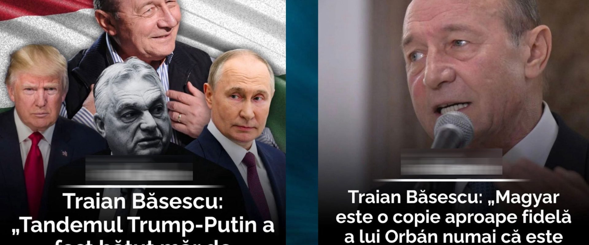 Băsescu, derutat: De la „eroii” Trump și Putin, la „Orban mai tânăr” în 24h