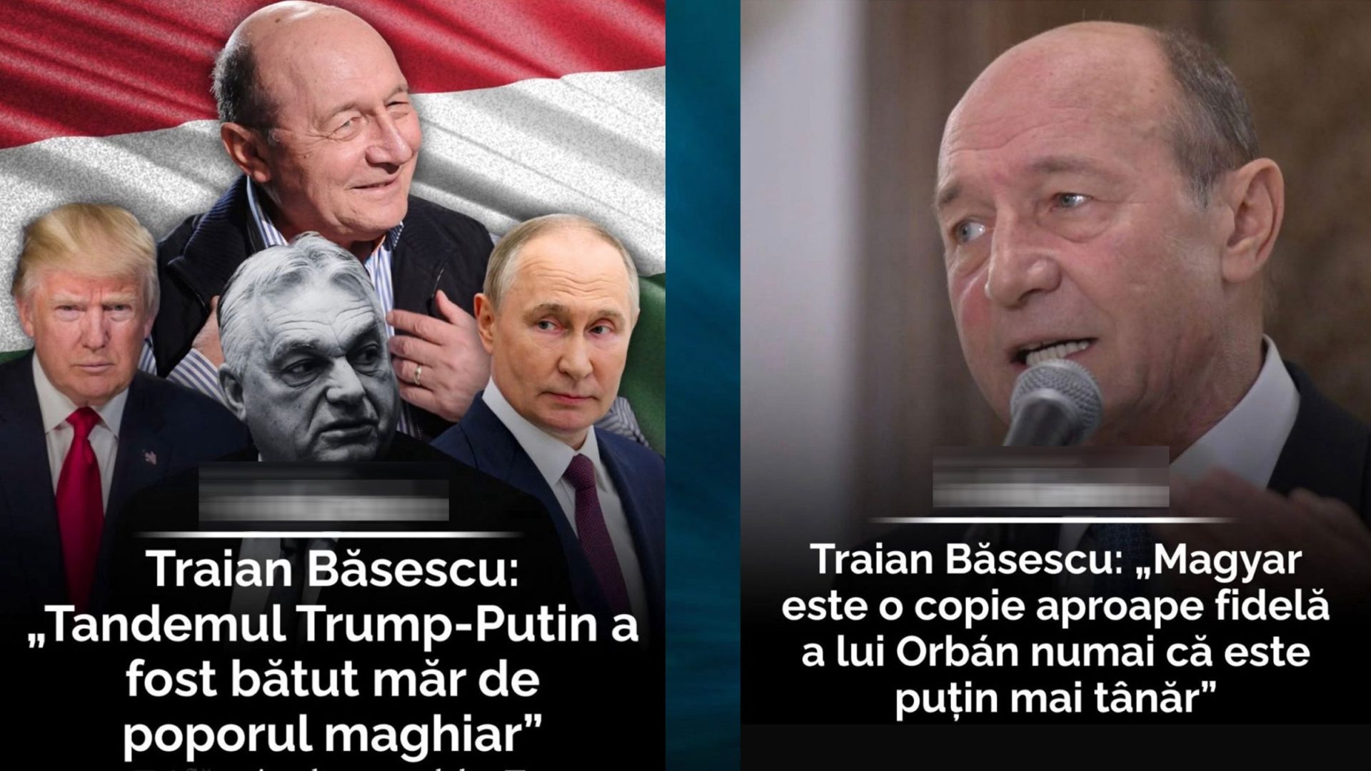 Băsescu, derutat: De la „eroii” Trump și Putin, la „Orban mai tânăr” în 24h