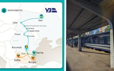 Ucrainenii deschid trenuri spre Bulgaria, cu oprire la București