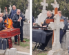 Concert Inedit de Paști la Giurgiu: Dedicații pentru răposați, imagini șocante