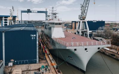 România, succes naval: Damen lansează portavion pentru Portugalia
