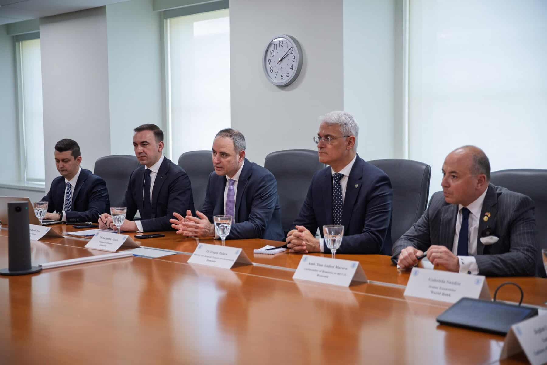 Miniștrii României la Washington: Parteneriat cu Exim Bank US pentru investiții strategice
