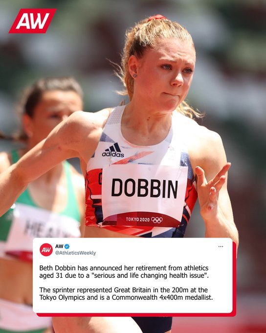 Atletă Beth Dobbin, regina Scoției la 200 m, se retrage din cauza unei boli grave