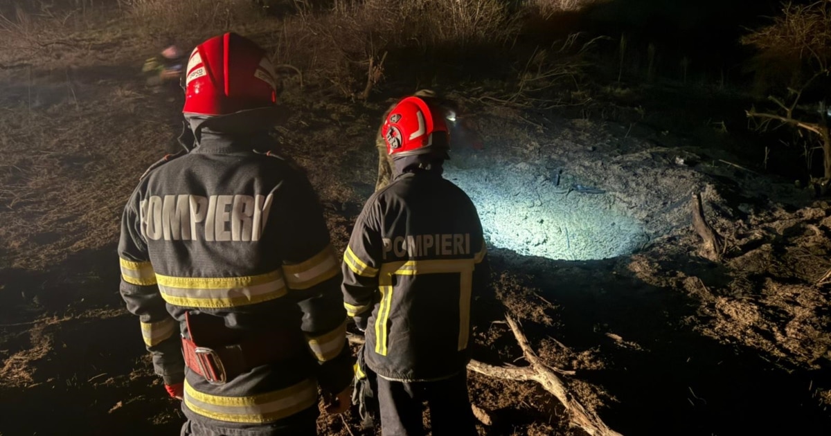 Dronă rusească prăbușită în Tulcea, după atacuri asupra Ucrainei