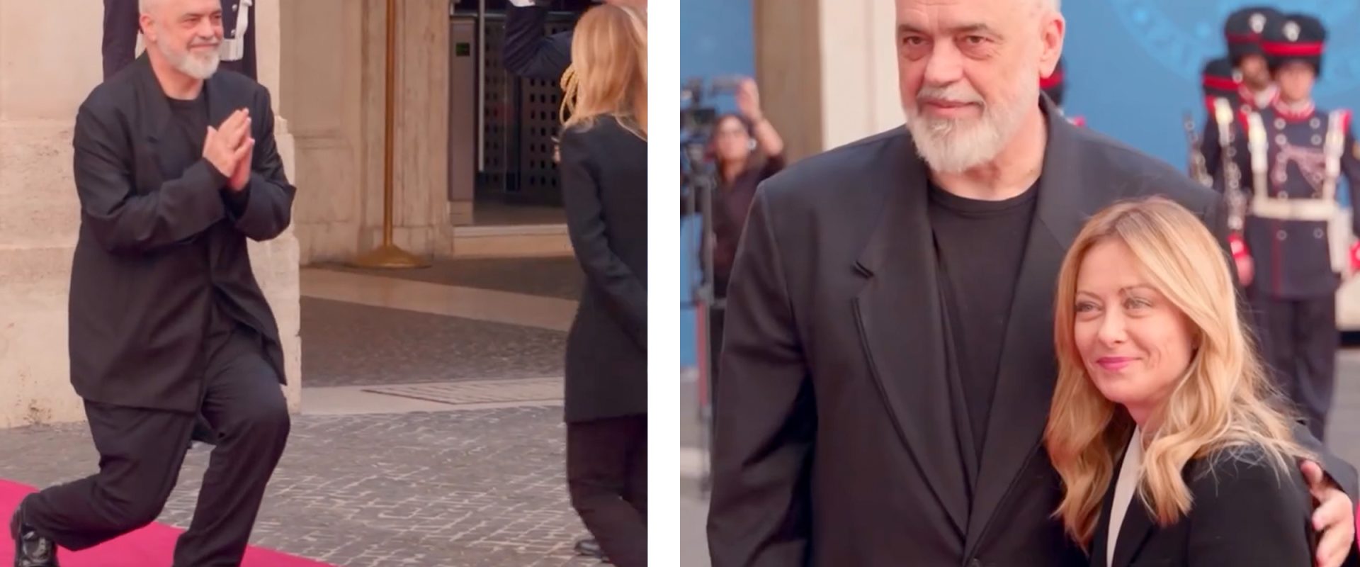 Gest ȘOCANT: Premierul Albaniei, Îngenunchere în Fața lui Meloni. Ce Ascunde?