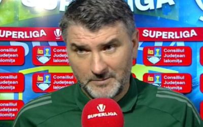 Mihalcea, gest neașteptat: A plecat la vestiare, apoi s-a întors pentru camere