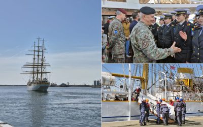 Mircea, corabia-școală, pornește într-un marș de cinci luni: 15 porturi pe hartă