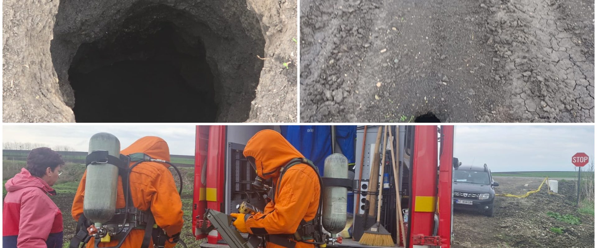 Gaură misterioasă la Dochia, Neamț: Degajă clor periculos