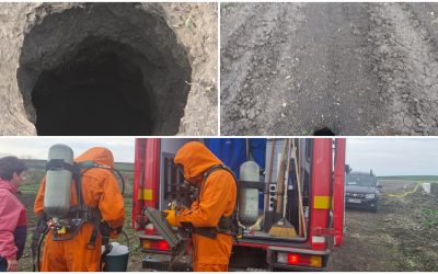 Gaură misterioasă la Dochia, Neamț: Degajă clor periculos