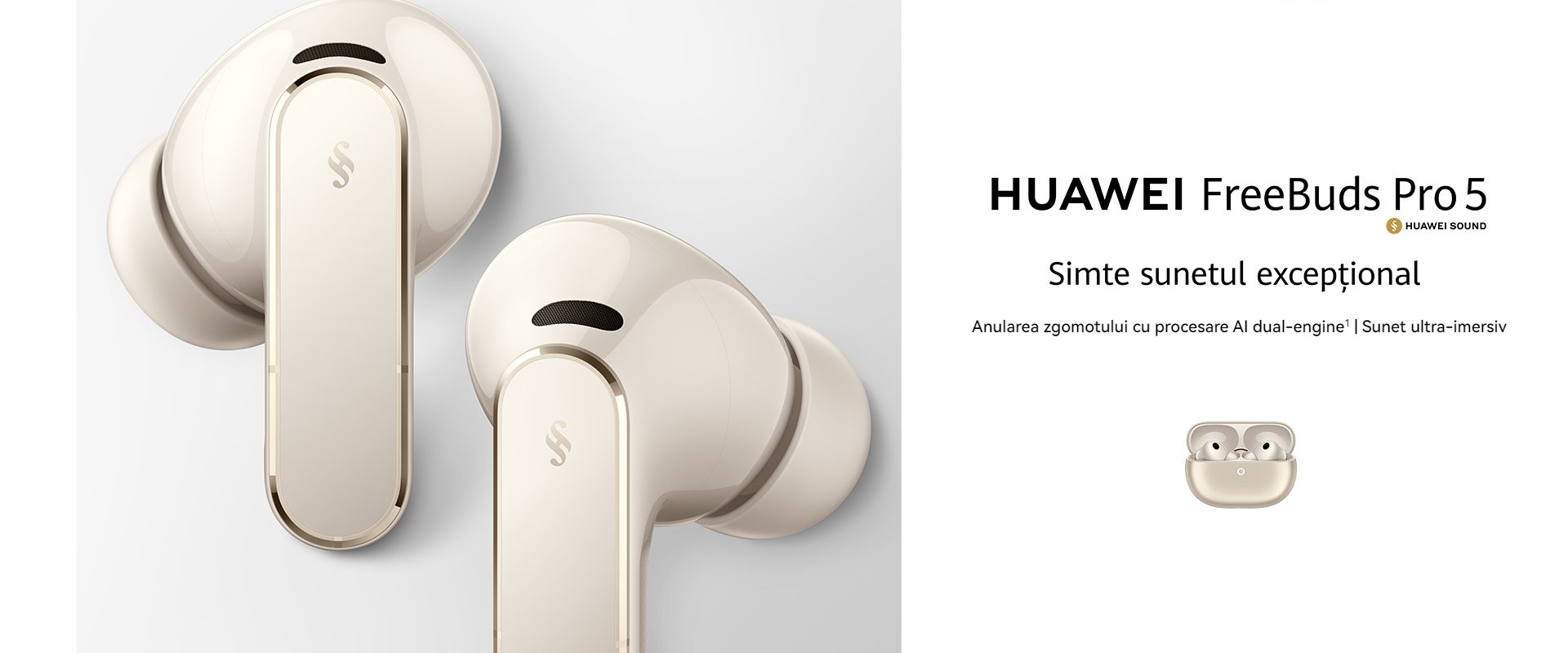 HUAWEI FreeBuds Pro 5: Sunet perfect, chiar și-n haosul urban (P)