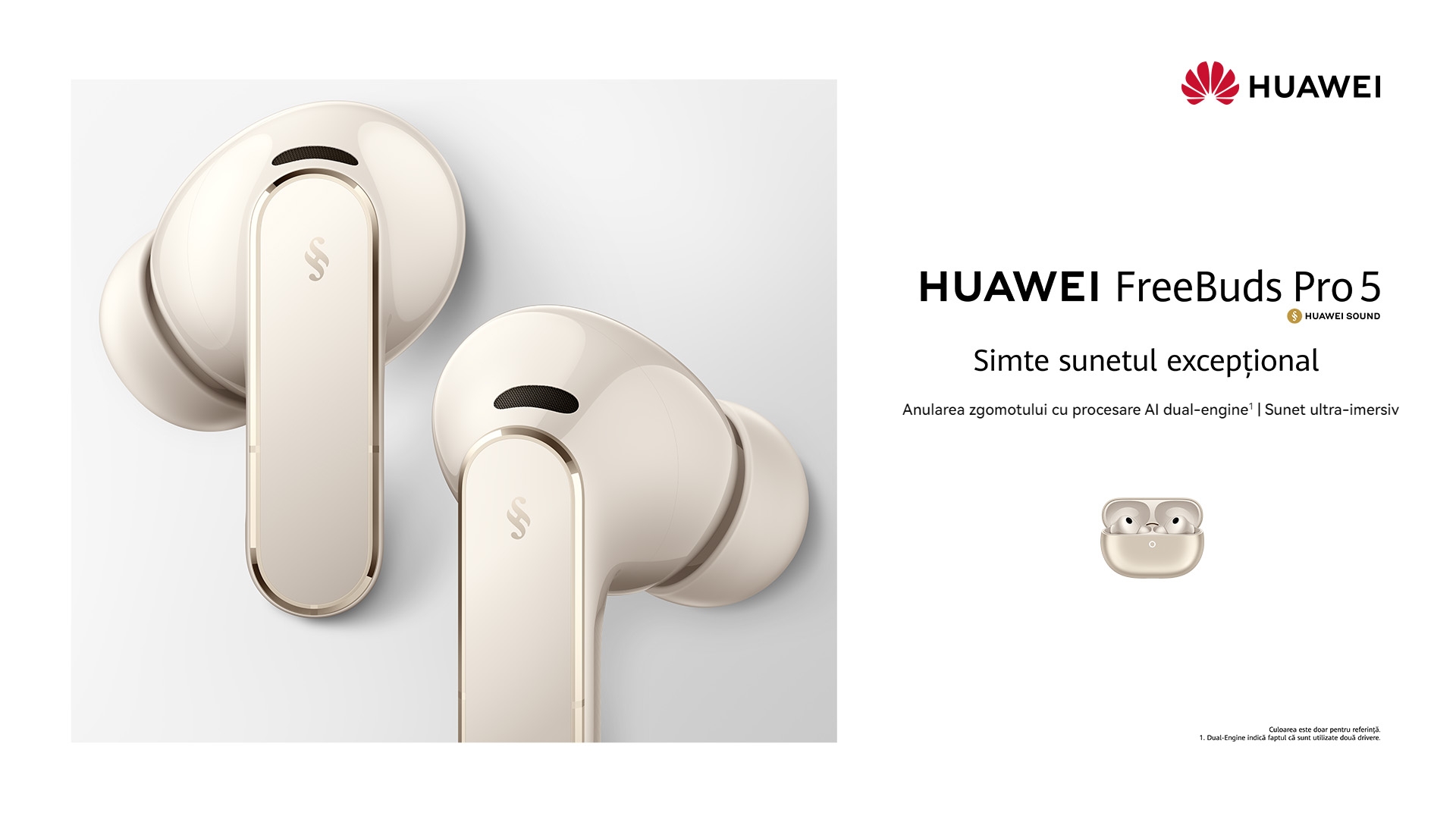 HUAWEI FreeBuds Pro 5: Sunet perfect, chiar și-n haosul urban (P)