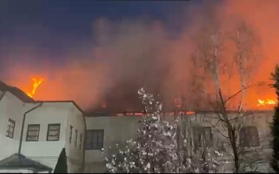 Incendiu devastator la Mănăstirea Bistrița din Vâlcea