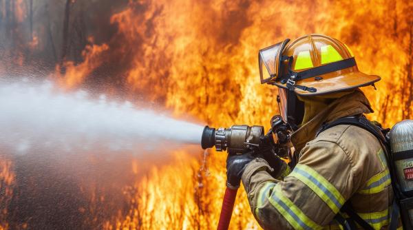 Incendiu devastator la Galați: Proprietarul service-ului, cu arsuri grave