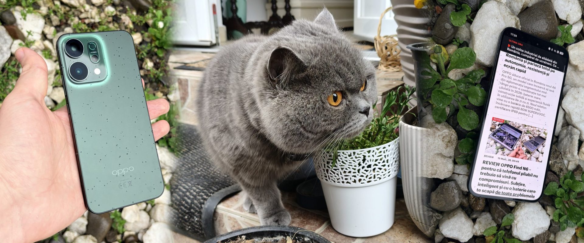 Oppo reno14 5g, asul din mâneca pieței: Design, ai și baterie excelentă intr-un preț bun