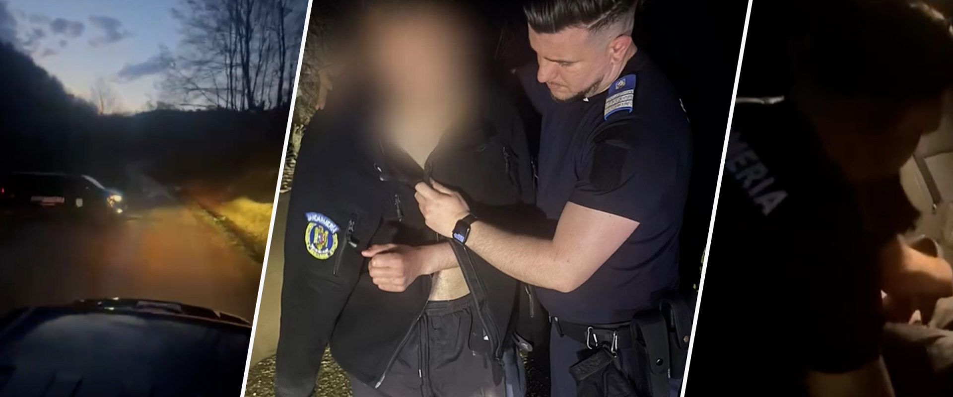 Ursul l-a speriat: Tânăr, urmărit în pădure, a fugit și-a lăsat motocicleta, salvat de jandarmi