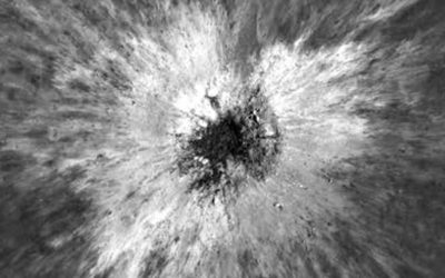 Nou CRATER pe Lună, IMORTALIZAT de NASA: Are 225 de metri!