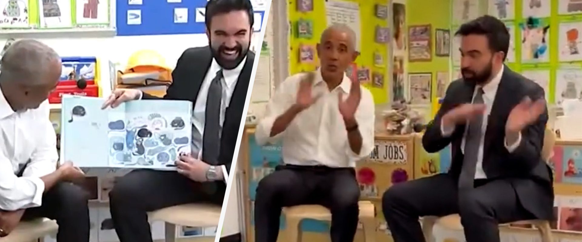 Mamdani și Obama, ședință de povești și cântece pentru copii în Bronx