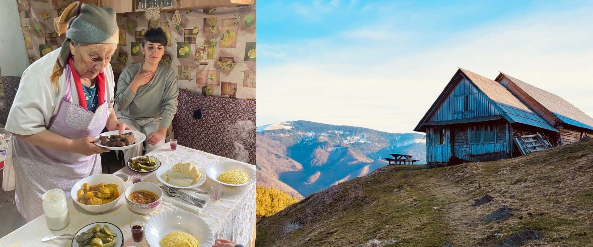 Maria Hoadrea, bunica din Țara Colibelor, încântă turiștii cu bucate alese