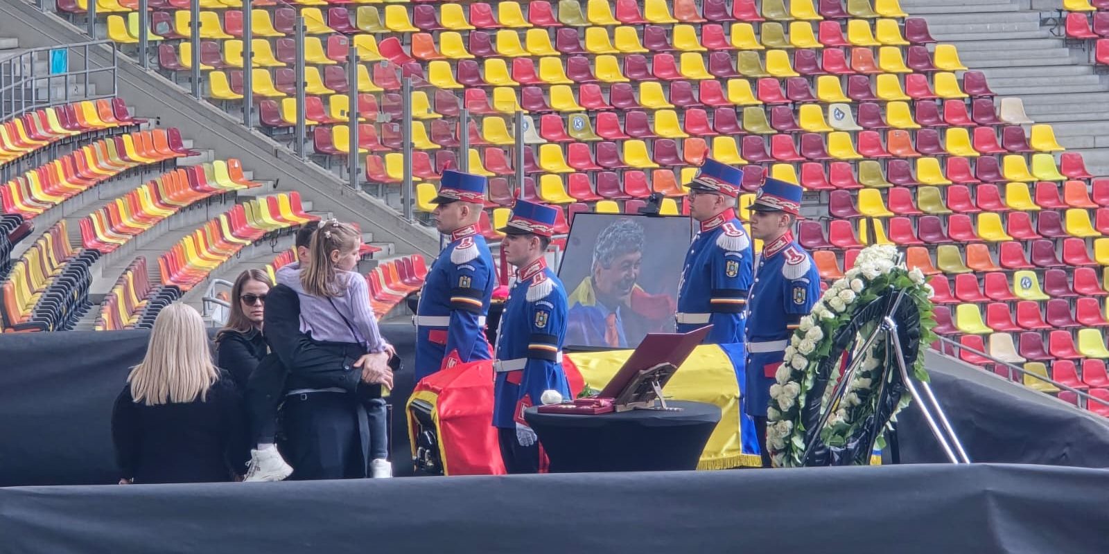 Matei Lucescu, cu fiica, la căpătâiul lui Mircea: „Un moment sfâșietor”