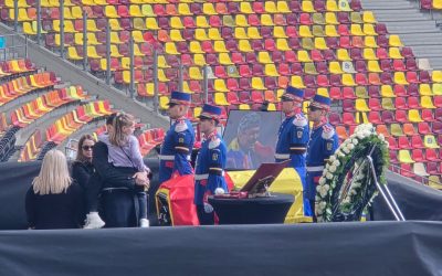 Matei Lucescu, cu fiica, la căpătâiul lui Mircea: „Un moment sfâșietor”