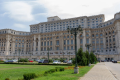 Palatul Parlamentului, luminat albastru de Ziua Parkinson în București