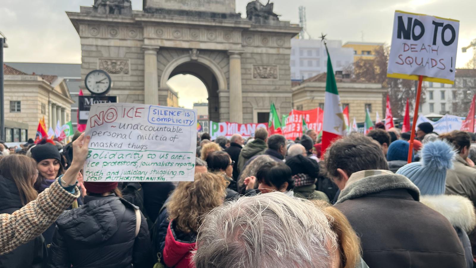 Naționaliștii eurosceptici protestează la Milano față de migranți și „regulile UE”