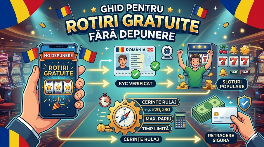 Rotiri gratuite fără depunere: Ghidul complet pentru câștiguri ușoare