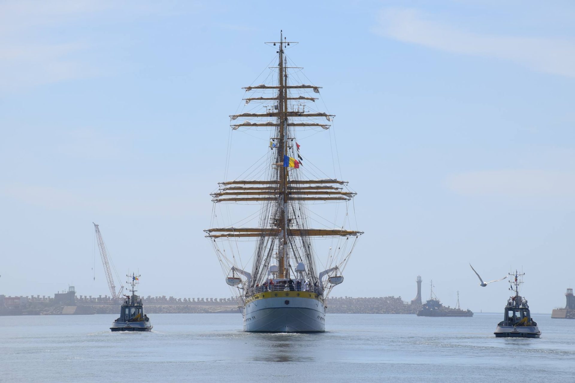 Mircea, bricul-fanion al României, pleacă în marș internațional de 5 luni