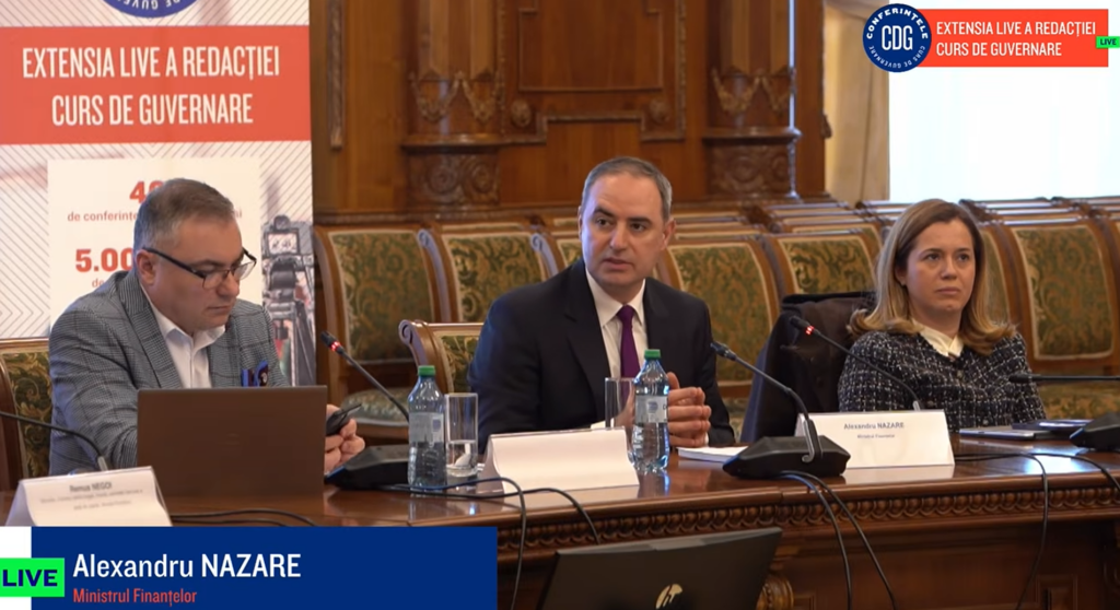 Ministrul la CDG: Deficit bugetar sub 1% din PIB, dar ce facem cu PNRR?