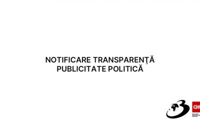 Transparența, pas important: Ce prevede noua notificare