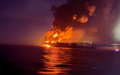 Deversări de petrol URIAȘE în Golf, după atacuri. Imaginile ȘOC din spațiu