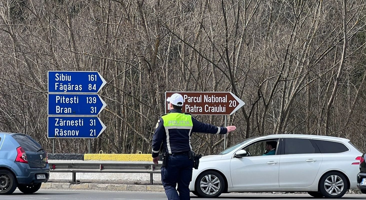 Aglomerație infernală pe DN1 Brașov-București: Poliția recomandă rute ocolitoare