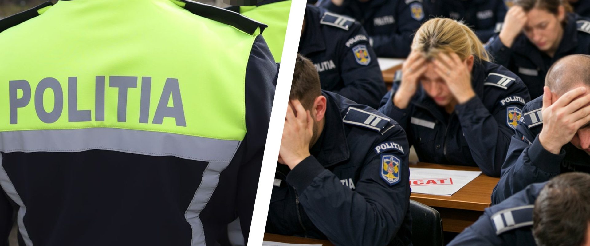 Peste 1.000 de polițiști au picat examenul pentru șefie