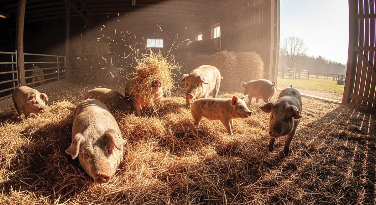 În Harghita, în 2026, PRIMA fermă industrială de porci. 95% din suine, la populație